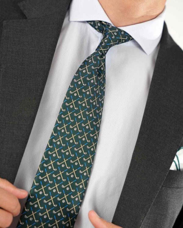 Corbata Golf green - Imagen 4