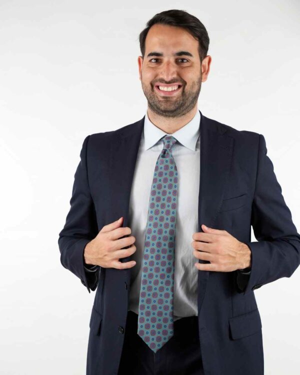 Corbata Sixt acqua - Imagen 4