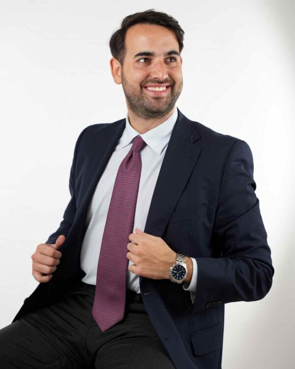 Corbata Engage deep blue - Imagen 4