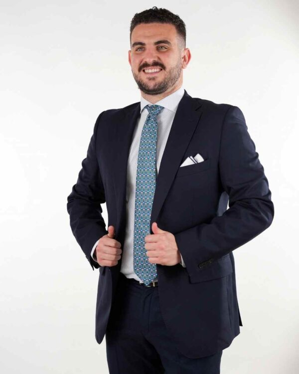 Corbata Omega acqua - Imagen 4