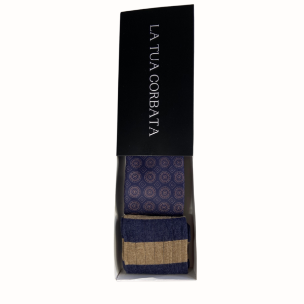 Pack Corbata Maximum Marine y Calcetin Canale - Imagen 3