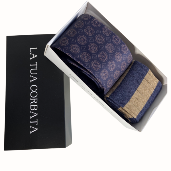 Pack Corbata Maximum Marine y Calcetin Canale - Imagen 4