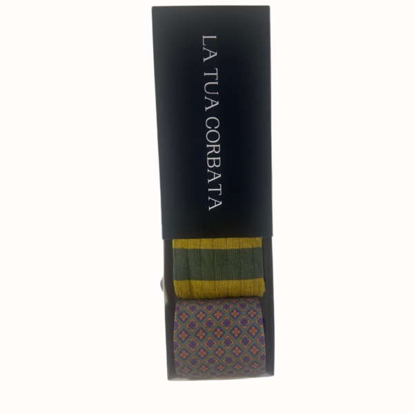 Pack Corbata Pick Green y Calcetin Canale - Imagen 3