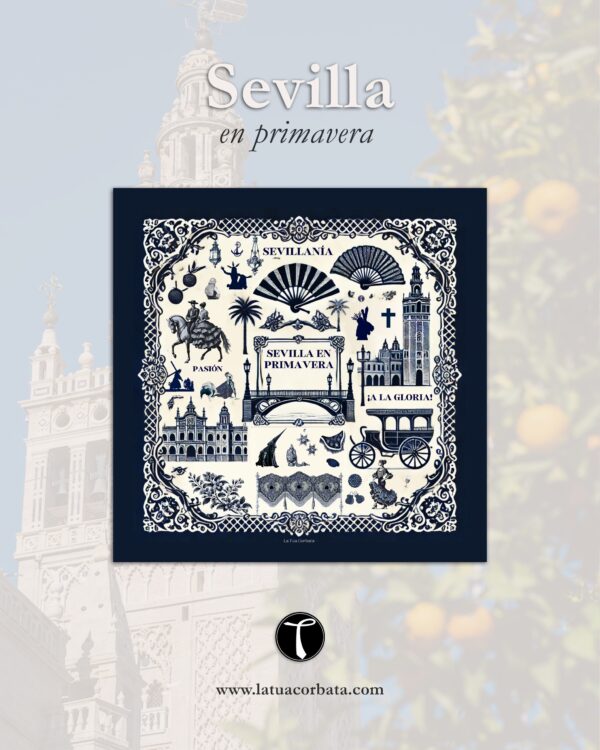 Pañuelo Sevilla en Primavera - Imagen 2