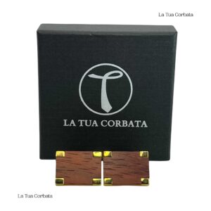 Gemelos Madera Rectangulo
