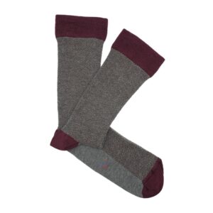 Calcetín Espiga Caña Baja - Gris