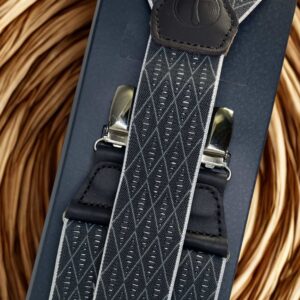 Tirantes Rombito Gris